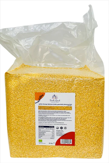 Food2Soul Unverpackt Großverpackung Bio gelbe Mungobohnen 